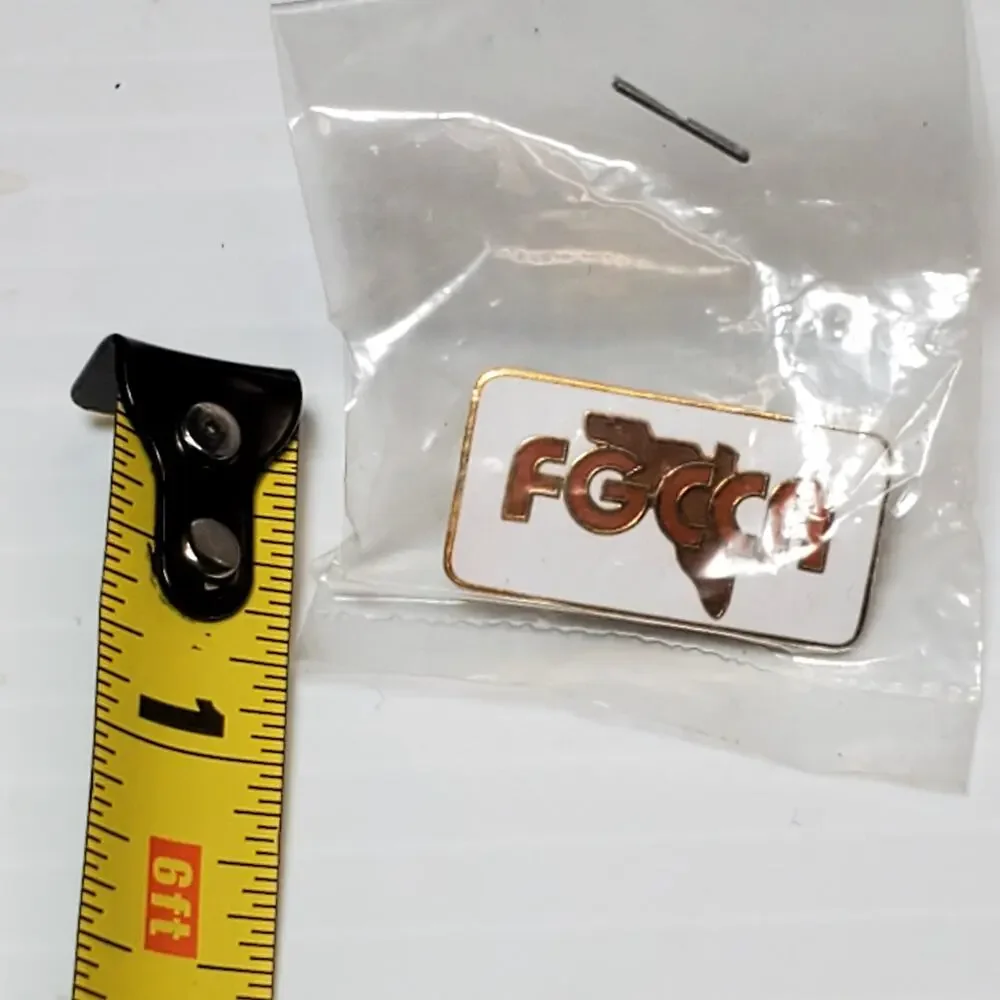 FGCCA Florida Enamel Lapel Pin Vtg 1